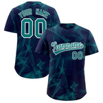 Custom Navy Fumes Graffiti Pattern Baseball Jersey | BuyFootballJersey