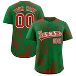 Custom Kelly Green Fumes Graffiti Pattern Baseball Jersey | BuyFootballJersey