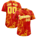 Custom Red Fumes Graffiti Pattern Baseball Jersey | BuyFootballJersey