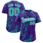 Custom Purple Fumes Graffiti Pattern Baseball Jersey | BuyFootballJersey