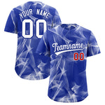 Custom Royal Fumes Graffiti Pattern Baseball Jersey | BuyFootballJersey