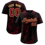 Custom Black Fumes Graffiti Pattern Baseball Jersey | BuyFootballJersey