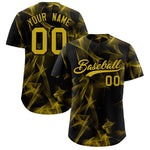 Custom Black Fumes Graffiti Pattern Baseball Jersey | BuyFootballJersey