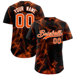 Custom Black Fumes Graffiti Pattern Baseball Jersey | BuyFootballJersey