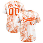 Custom White Fumes Graffiti Pattern Baseball Jersey | BuyFootballJersey