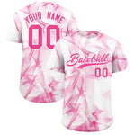 Custom White Fumes Graffiti Pattern Baseball Jersey | BuyFootballJersey