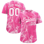 Custom Pink Fumes Graffiti Pattern Baseball Jersey | BuyFootballJersey