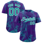 Custom Purple Fumes Graffiti Pattern Baseball Jersey | BuyFootballJersey