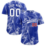Custom Royal Fumes Graffiti Pattern Baseball Jersey | BuyFootballJersey