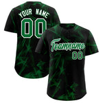 Custom Black Fumes Graffiti Pattern Baseball Jersey | BuyFootballJersey