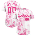Custom White Fumes Graffiti Pattern Baseball Jersey | BuyFootballJersey