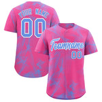 Custom Pink Fumes Graffiti Pattern Baseball Jersey | BuyFootballJersey