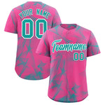 Custom Pink Fumes Graffiti Pattern Baseball Jersey | BuyFootballJersey