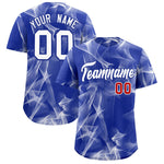 Custom Royal Fumes Graffiti Pattern Baseball Jersey | BuyFootballJersey