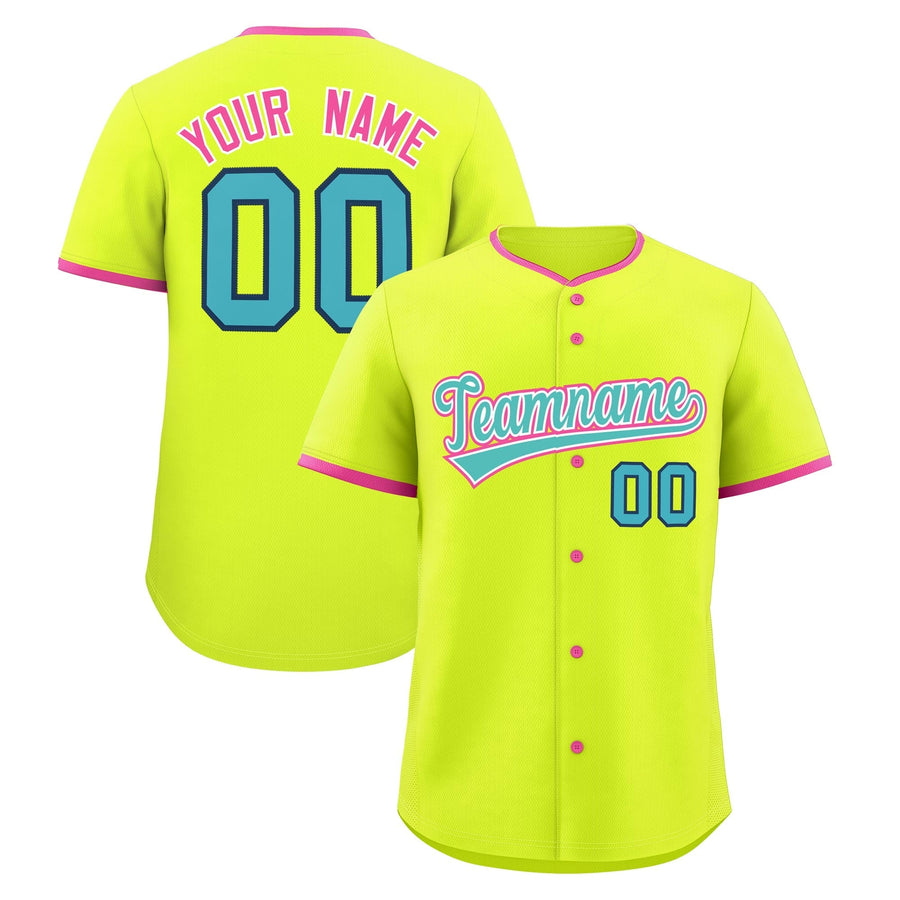 Custom Fluorescent Green Rose Red Teal Classic Style Stitched Sports Uniform For Men Women Youth Personalized Lightweight | BuyFootballJersey