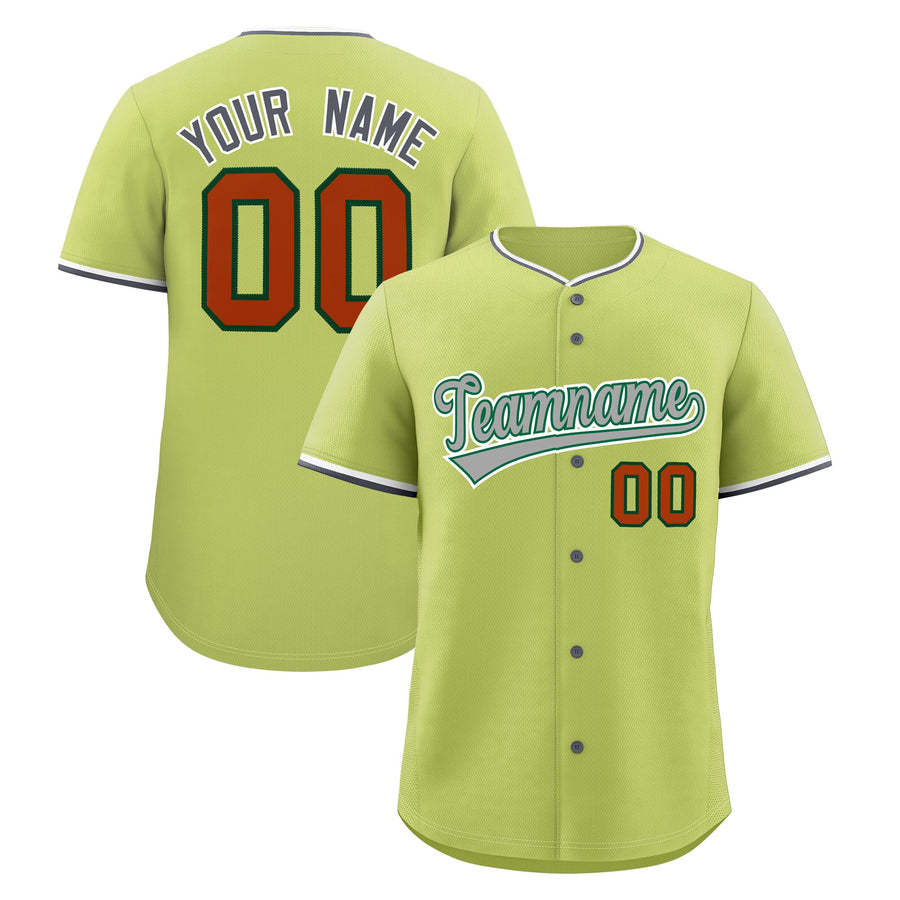 Custom Champagne White Gray Classic Stitched Baseball Sports Uniform Personalized For Teams | BuyFootballJersey