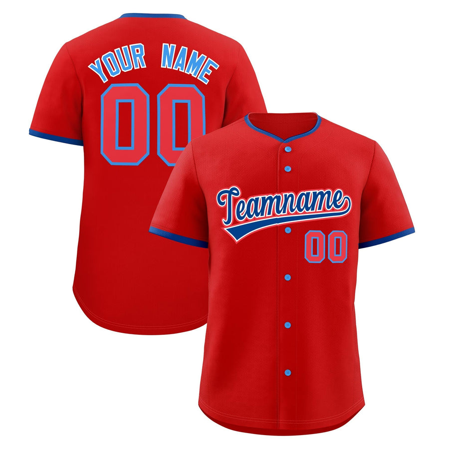 Custom Red Royal White Classic Style Stitched Sports Uniform For Men Women Youth Personalized Lightweight Baseball Jersey | BuyFootballJersey
