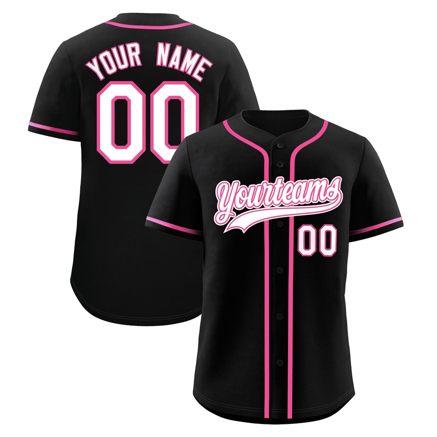 Custom Black Baseball Jersey Classic Style Stitched Sports Uniform Personalized For Teams Quick Dry | BuyFootballJersey