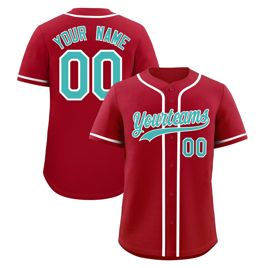 Custom Red Baseball Jersey Classic Style Stitched Sports Uniform Personalized For Teams Quick Dry | BuyFootballJersey