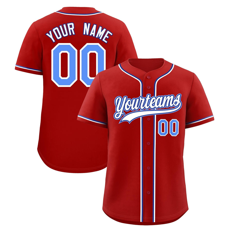 Custom Red Baseball Jersey Classic Style Stitched Sports Uniform Personalized For Teams Quick Dry | BuyFootballJersey