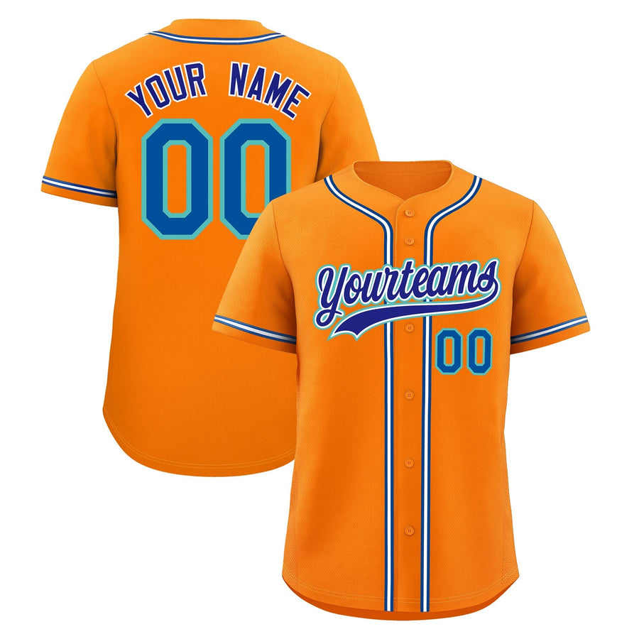 Custom Orange Baseball Jersey Classic Style Stitched Sports Uniform Personalized For Teams Quick Dry | BuyFootballJersey