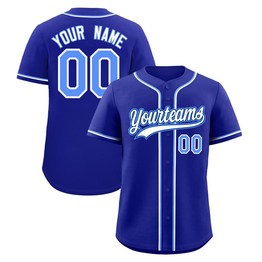 Custom Royal Baseball Jersey Classic Style Stitched Sports Uniform Personalized For Teams Quick Dry | BuyFootballJersey