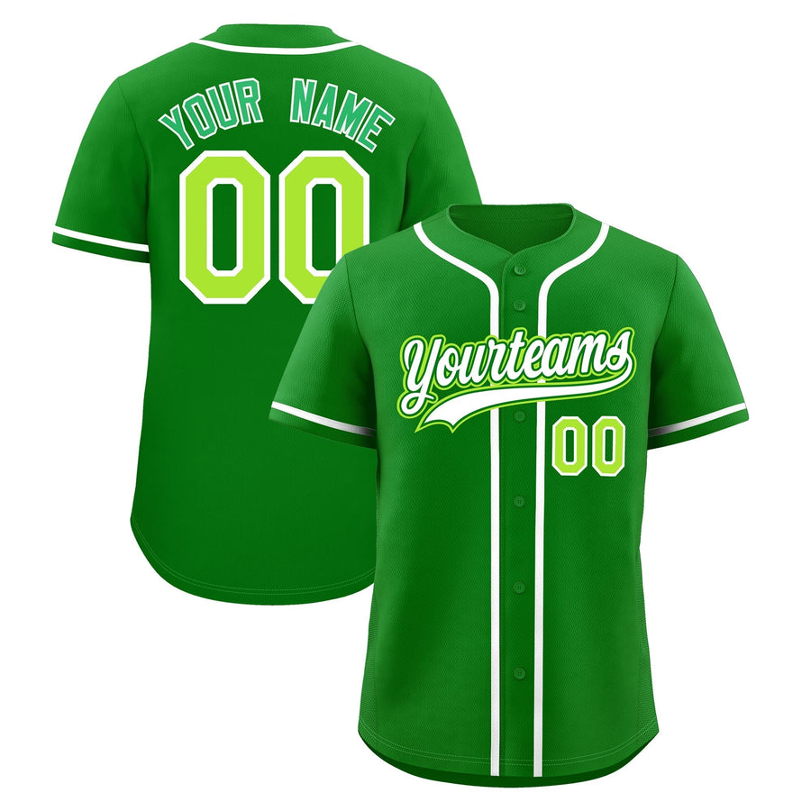 Custom Kelly Green Baseball Jersey Classic Style Stitched Sports Uniform Personalized For Teams Lightweight | BuyFootballJersey