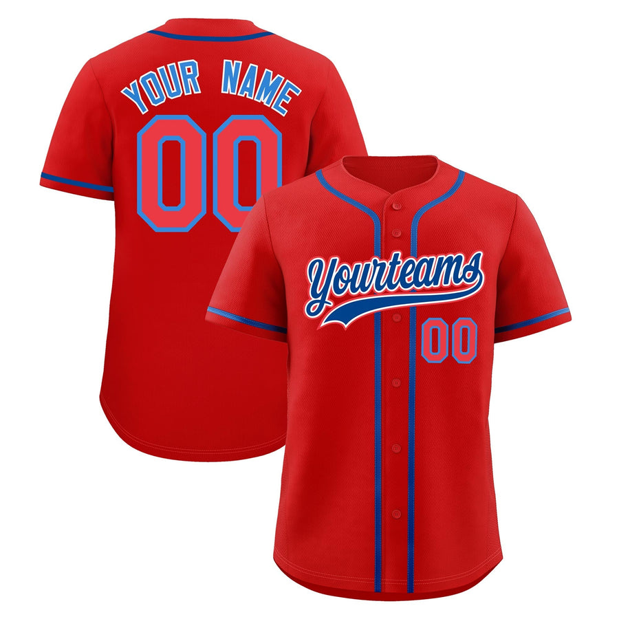 Custom Red Baseball Jersey Classic Style Stitched Sports Uniform Personalized For Teams Quick Dry | BuyFootballJersey