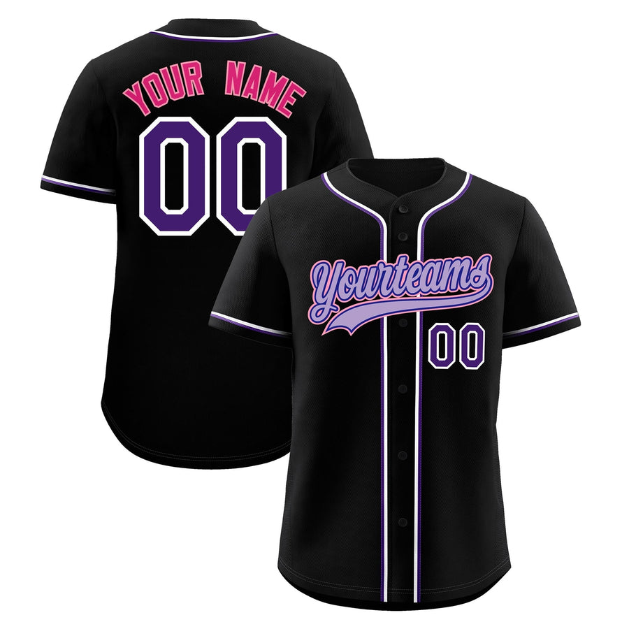 Custom Black Baseball Jersey Classic Style Stitched Sports Uniform Personalized For Teams Quick Dry | BuyFootballJersey