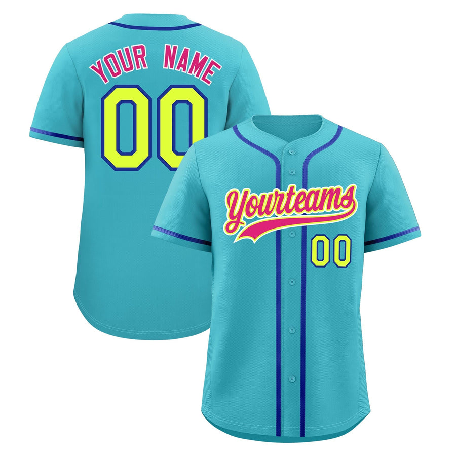 Custom Sky Blue Baseball Jersey Classic Style Stitched Sports Uniform Personalized For Teams Lightweight | BuyFootballJersey