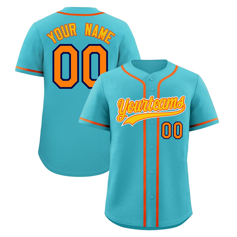 Custom Sky Blue Baseball Jersey Classic Style Stitched Sports Uniform Personalized For Teams Quick Dry | BuyFootballJersey