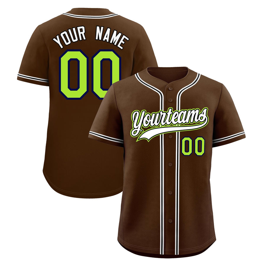 Custom Brown Baseball Jersey Classic Style Stitched Sports Uniform Personalized For Teams Lightweight | BuyFootballJersey