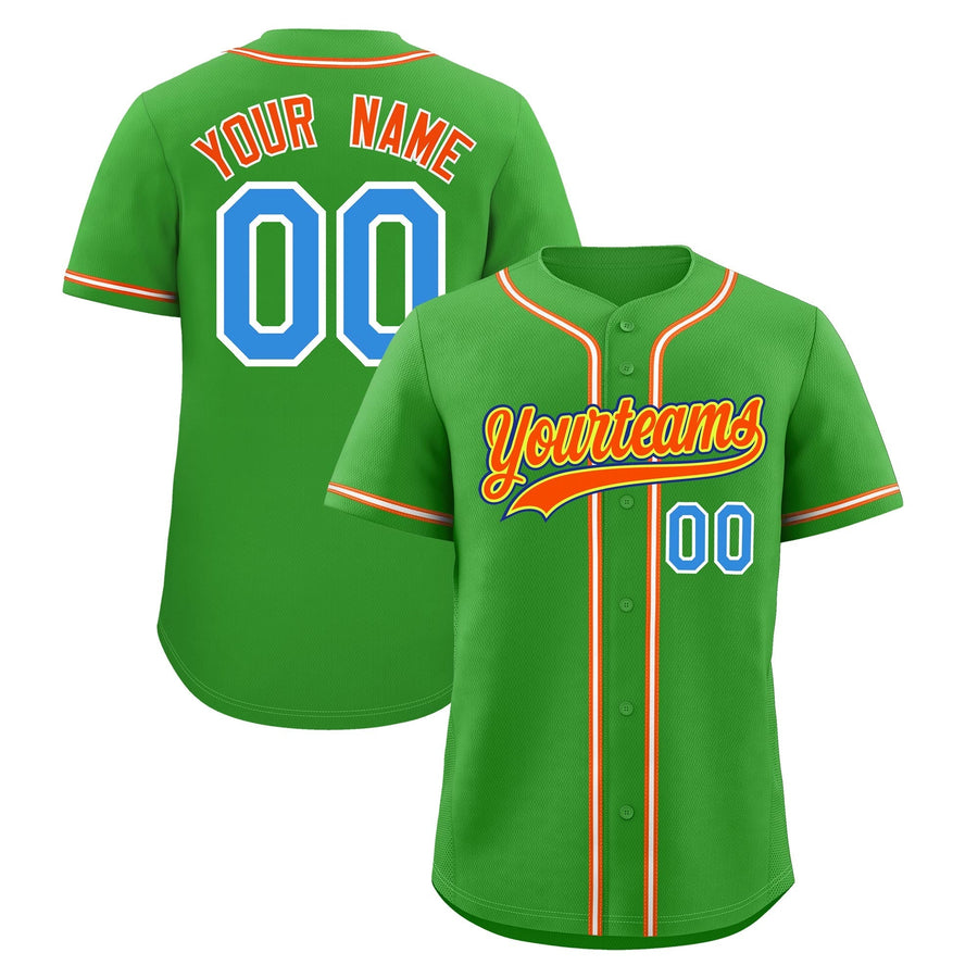 Custom Light Green Baseball Jersey Classic Style Stitched Sports Uniform Personalized For Teams Lightweight | BuyFootballJersey