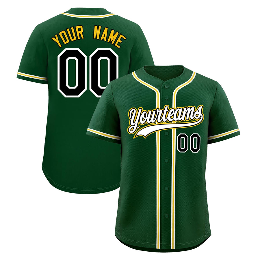 Custom Green Baseball Jersey Classic Style Stitched Sports Uniform Personalized For Teams Quick Dry | BuyFootballJersey