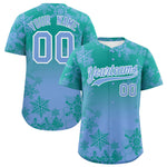 Custom Christmas Graffiti Pattern Baseball Jersey | BuyFootballJersey