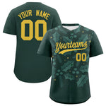 Custom Christmas Graffiti Pattern Baseball Jersey | BuyFootballJersey