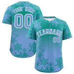 Custom Christmas Graffiti Pattern Baseball Jersey | BuyFootballJersey