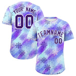 Custom Christmas Graffiti Pattern Baseball Jersey | BuyFootballJersey