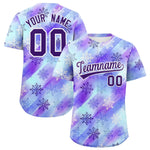 Custom Christmas Graffiti Pattern Baseball Jersey | BuyFootballJersey