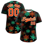 Custom Christmas Graffiti Pattern Baseball Jersey | BuyFootballJersey