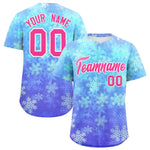 Custom Christmas Graffiti Pattern Baseball Jersey | BuyFootballJersey