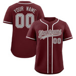 Custom Burgundy Classic Style Baseball Jersey | BuyFootballJersey