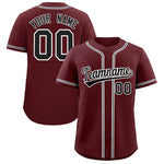 Custom Burgundy Classic Style Baseball Jersey | BuyFootballJersey