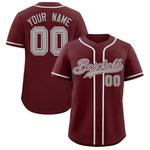 Custom Burgundy Classic Style Baseball Jersey | BuyFootballJersey