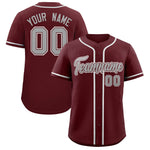 Custom Burgundy Classic Style Baseball Jersey | BuyFootballJersey