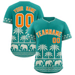 Custom Aqua Cream Graffiti Pattern Personalized Bossinia Style Baseball Jersey | BuyFootballJersey