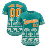 Custom Aqua Cream Graffiti Pattern Personalized Bossinia Style Baseball Jersey | BuyFootballJersey