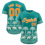 Custom Aqua Cream Graffiti Pattern Personalized Bossinia Style Baseball Jersey | BuyFootballJersey