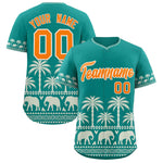 Custom Aqua Cream Graffiti Pattern Personalized Bossinia Style Baseball Jersey | BuyFootballJersey