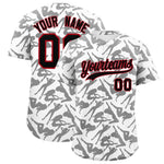 Custom White Black Playboy Graffiti Pattern Baseball Jersey | BuyFootballJersey